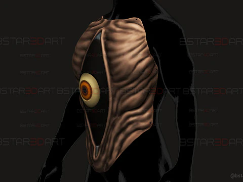 Future Devil Chest Armor - Chainsawman Cosplay 3D Print Model