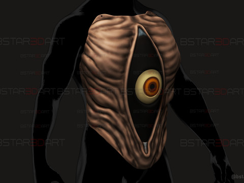 Future Devil Chest Armor - Chainsawman Cosplay Model do druku 3D
