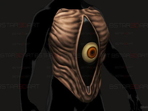Future Devil Chest Armor - Chainsawman Cosplay 3D Print Model