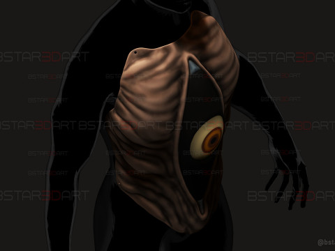 Future Devil Chest Armor - Chainsawman Cosplay Model do druku 3D