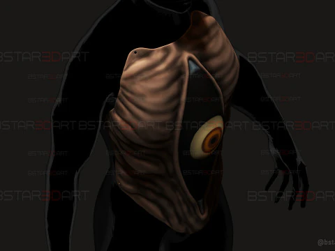 Future Devil Chest Armor - Chainsawman Cosplay 3D Print Model