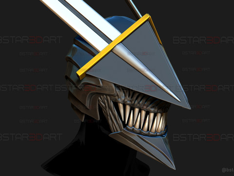 Long Sword Devil Helmet - Chainsaw Man Cosplay Modello di stampa 3D