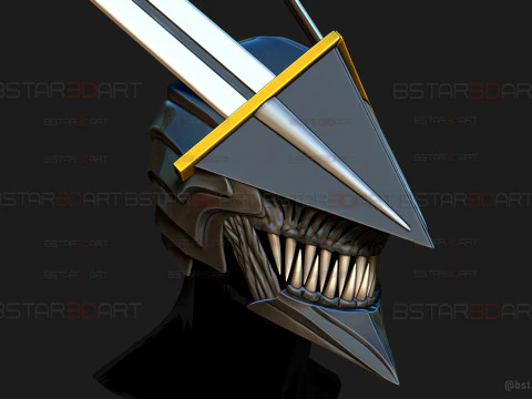 Langschwert-Teufelshelm &ndash; Chainsaw Man Cosplay 3D Druckmodell