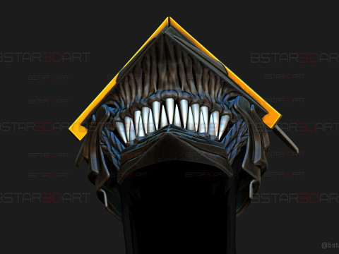 Long Sword Devil Helmet - Chainsaw Man Cosplay Modello di stampa 3D