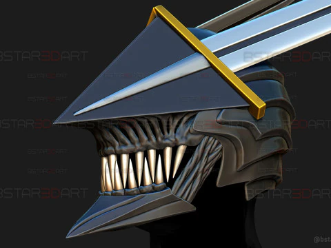 Langschwert-Teufelshelm &ndash; Chainsaw Man Cosplay 3D Druckmodell