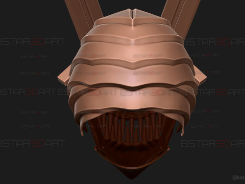 Long Sword Devil Helmet - Chainsaw Man Cosplay Modello di stampa 3D