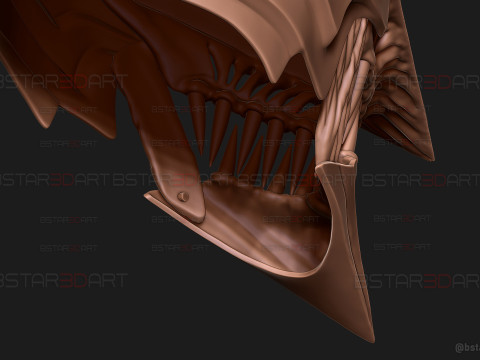 Long Sword Devil Helmet - Chainsaw Man Cosplay Modello di stampa 3D