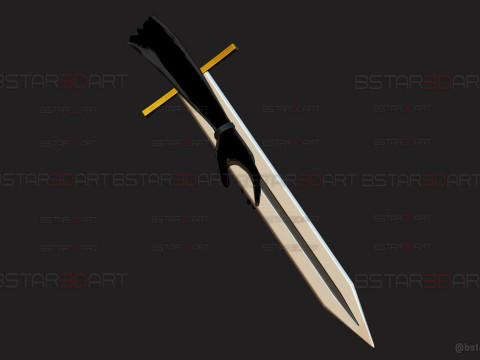 Long Sword Devil Blade Arm Weapon - Chainsaw Man Cosplay 3D Print Model