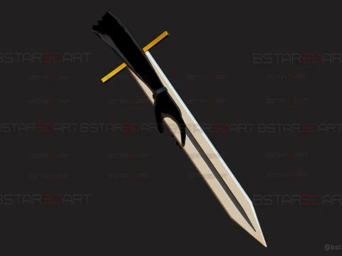 Long Sword Devil Blade Arm Weapon - Chainsaw Man Cosplay 3D Print Model
