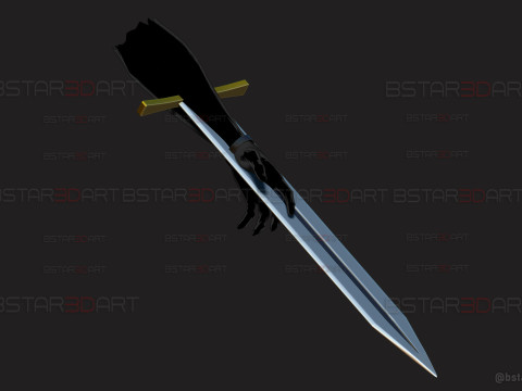 Long Sword Devil Blade Arm Weapon - Chainsaw Man Cosplay 3D Print Model
