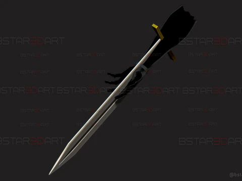 Long Sword Devil Blade Arm Weapon - Chainsaw Man Cosplay 3D Print Model