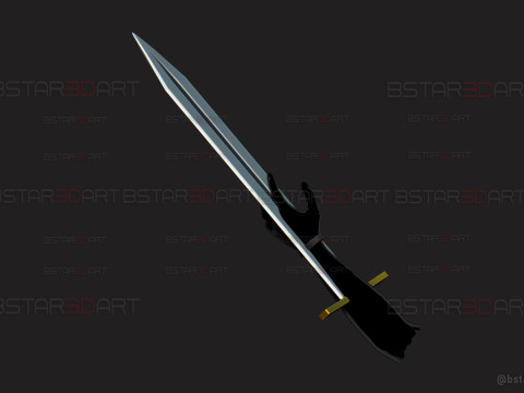 Long Sword Devil Blade Arm Weapon - Chainsaw Man Cosplay 3D Print Model