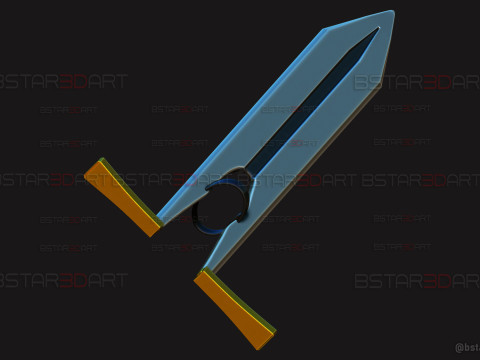 Long Sword Devil Blade Arm Weapon - Chainsaw Man Cosplay 3D Print Model
