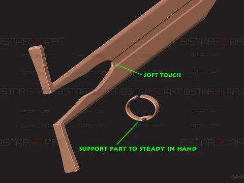 Long Sword Devil Blade Arm Weapon - Chainsaw Man Cosplay 3D Print Model