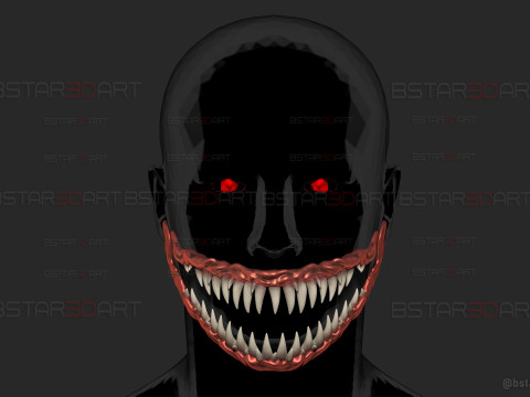 Monster Teeth - Jaw Moveable - Halloween cosplay 3D-printmodel