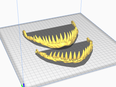 Monster Teeth - Jaw Moveable - Halloween cosplay 3D-printmodel