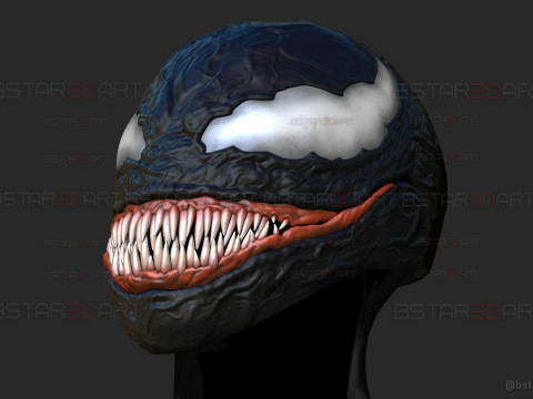 Venom Helmet Moveable - Marvel Movie 2024 3D Принт Модель