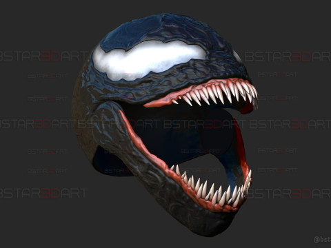 Venom Helmet Moveable - Marvel Movie 2024 3D Принт Модель