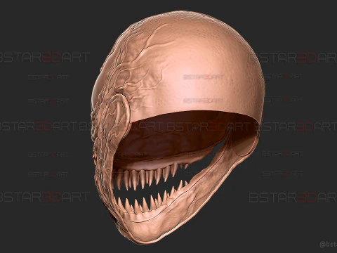 Venom Helmet Moveable - Marvel Movie 2024 3D Print Model