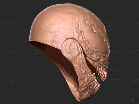 Venom Helmet Moveable - Marvel Movie 2024 3D Print Model