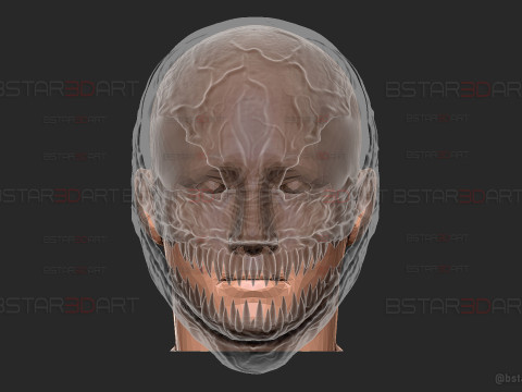 Venom Helmet Moveable - Marvel Movie 2024 3D Принт Модель