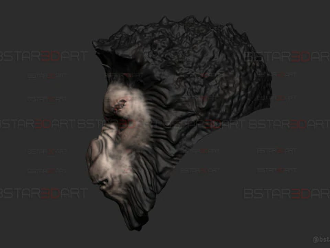 Monkey Man Mask - Halloween cosplay 3D Print Model