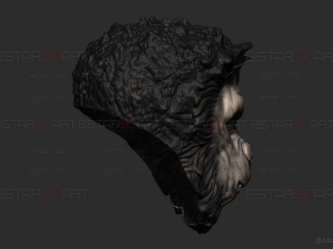 Monkey Man Mask - Halloween cosplay 3D Print Model