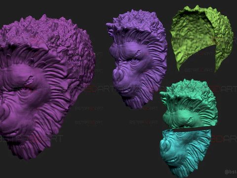 Monkey Man Mask - Halloween cosplay 3D Print Model