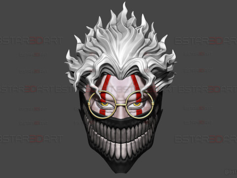 Dandadan Okarun Full Mask High Quality - Anime Cosplay 3D 打印模型