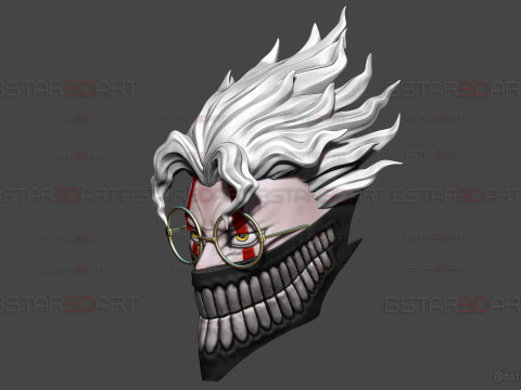 Dandadan Okarun Full Mask High Quality - Anime Cosplay 3D 打印模型