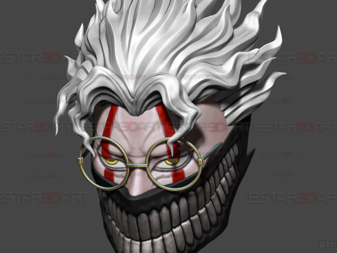 Dandadan Okarun Full Mask High Quality - Anime Cosplay 3D 打印模型