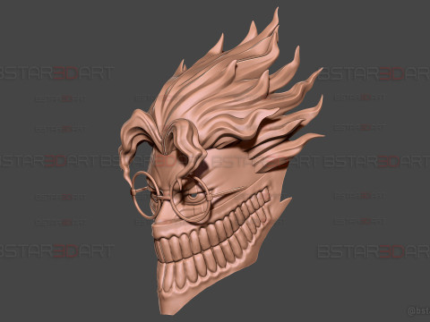 Dandadan Okarun Full Mask High Quality - Anime Cosplay 3D 打印模型