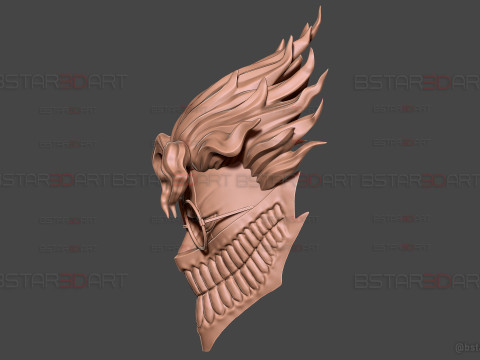 Dandadan Okarun Full Mask High Quality - Anime Cosplay 3D 打印模型