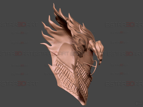 Dandadan Okarun Full Mask High Quality - Anime Cosplay 3D 打印模型