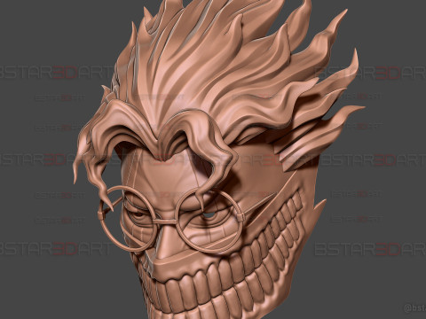 Dandadan Okarun Full Mask High Quality - Anime Cosplay 3D 打印模型