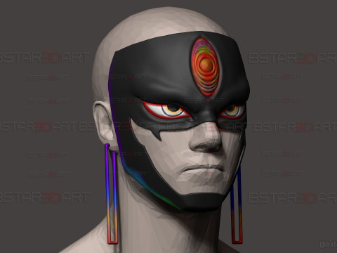 Dandadan JiJi Mask - Anime Cosplay Modèles 3D en vedette