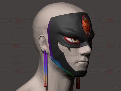 Dandadan JiJi Mask - Anime Cosplay Modèles 3D en vedette