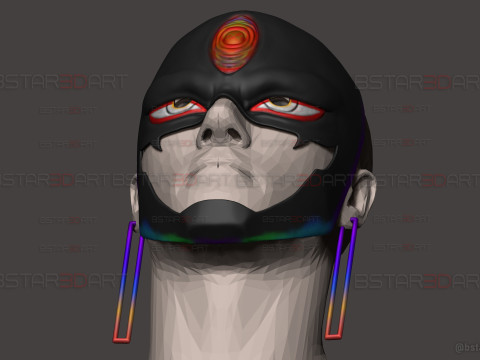 Dandadan JiJi Mask - Anime Cosplay Modèles 3D en vedette