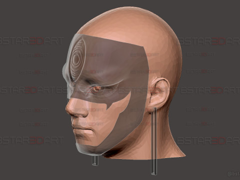 Dandadan JiJi Mask - Anime Cosplay Modèles 3D en vedette
