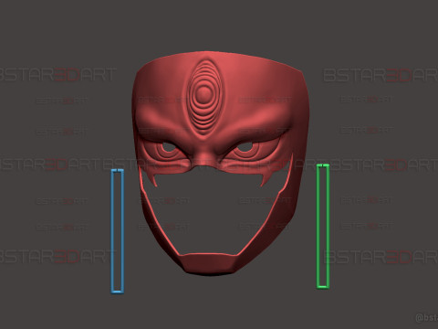 Dandadan JiJi Mask - Anime Cosplay Modèles 3D en vedette