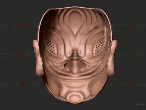 Dandadan Evil Eye Yokai Mask - Anime Cosplay 3D Print Model