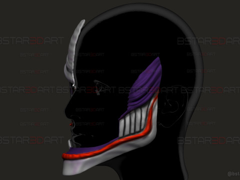 Dandadan Aira Shiratori Mask Damaged - Anime Cosplay Modelo de impresión 3D