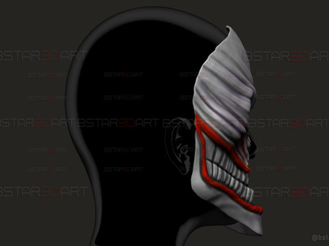 Dandadan Aira Shiratori Mask Damaged - Anime Cosplay Modelo de impresión 3D