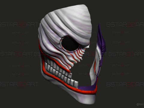 Dandadan Aira Shiratori Mask Damaged - Anime Cosplay Modelo de impresión 3D
