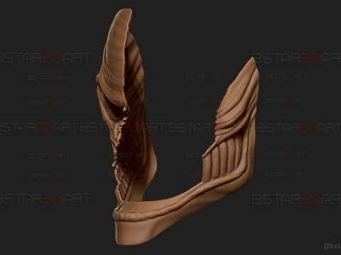 Dandadan Aira Shiratori Mask Damaged - Anime Cosplay Modelo de impresión 3D