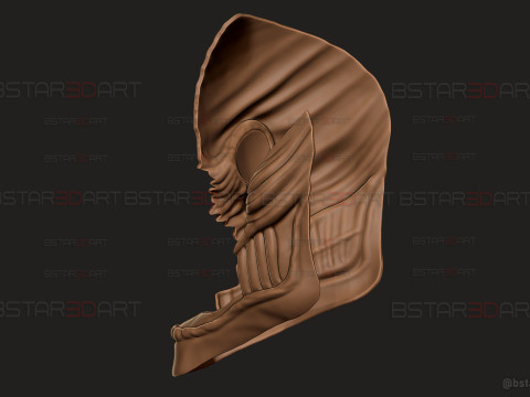 Dandadan Aira Shiratori Mask Damaged - Anime Cosplay Modelo de impresión 3D