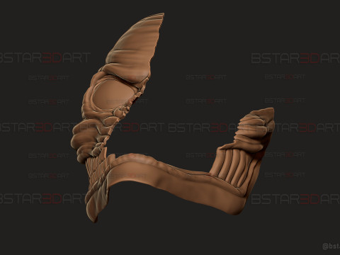 Dandadan Aira Shiratori Mask Damaged - Anime Cosplay Modelo de impresión 3D