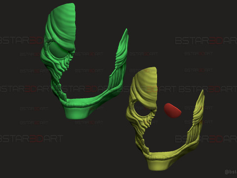 Dandadan Aira Shiratori Mask Damaged - Anime Cosplay Modelo de impresión 3D