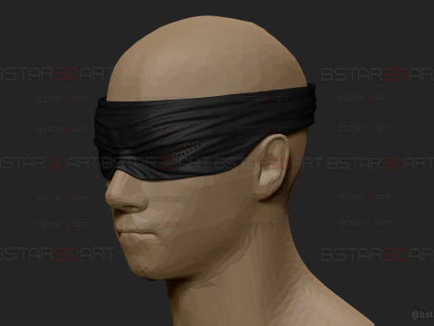 Gojo Saturo Eye Mask - jujutsu Kaisen Cosplay 3D Print Model