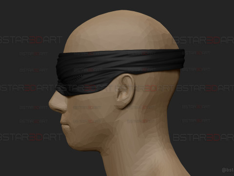Gojo Saturo Eye Mask - jujutsu Kaisen Cosplay Model Cetak 3D